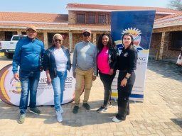 Dkgatlong and Francis Baard team